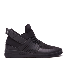 Supra Mens SKYTOP V Black/black High Top Shoes | CA-16537